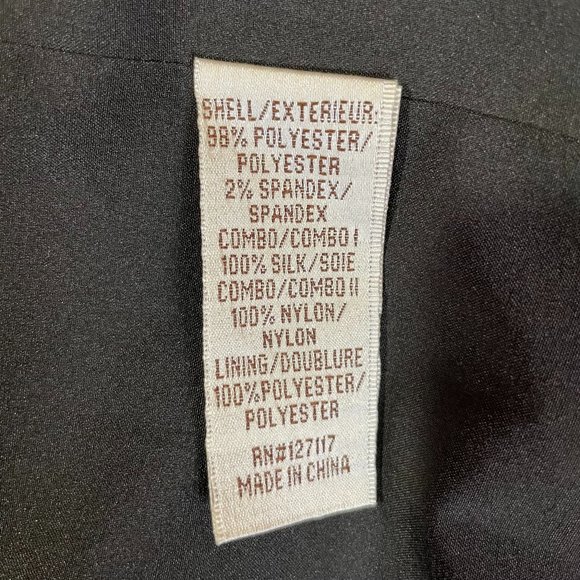 Badgley Mischka Black Formal Maxi Dress Size 8 Black Tie Party Gala Ball Evening - Picture 15 of 16